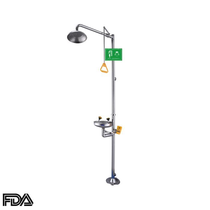 Station combinée de lavage et de douche pour les yeux et le visage, EEWS-300