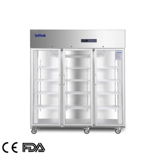 Réfrigérateur de pharmacie/médical/vaccin à trois portes, PR5-1500