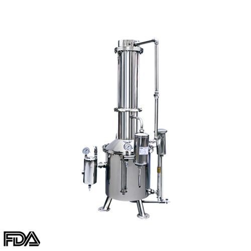 Distillateur d'eau redistillée à la vapeur à tour en acier inoxydable, série WDST-T