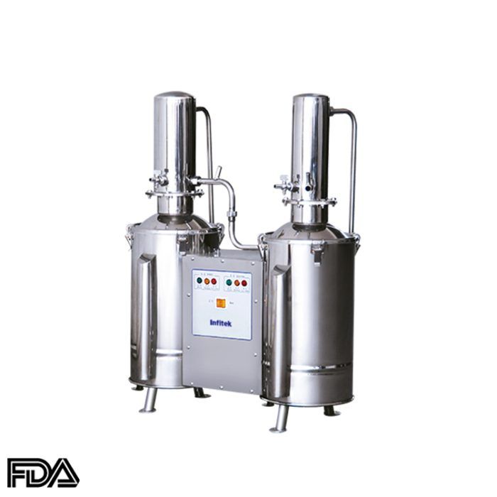 Distillateur d'eau redistillée en acier inoxydable, série WDST-D
