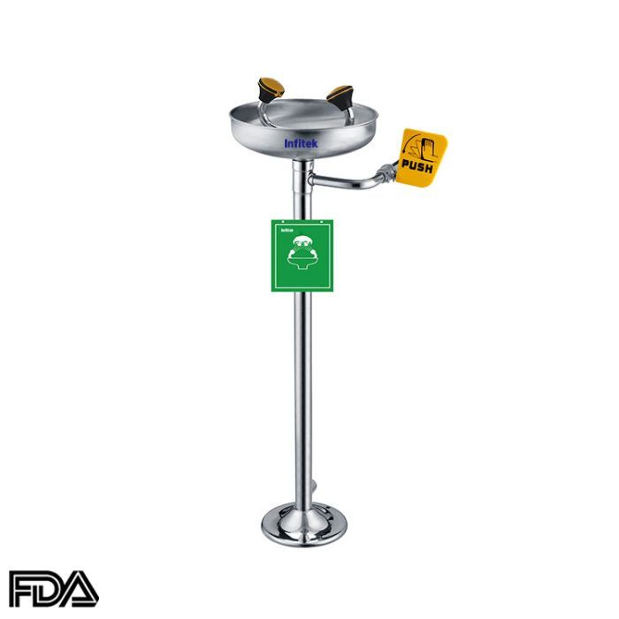 Douche oculaire d'urgence verticale, EEWS-322