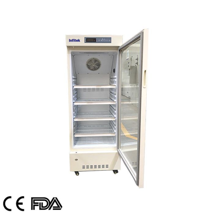 Réfrigérateur de pharmacie à porte simple, PR5-2508