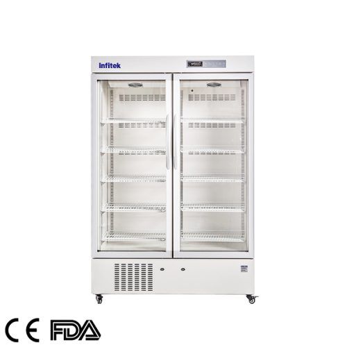 Réfrigérateur pharmaceutique à double porte 2-8 ℃, PR5-1000