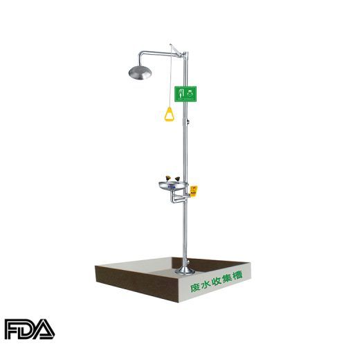 Station combinée de lavage des yeux et de douche, EEWS-307