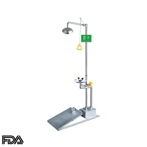 Douche d'urgence antigel et lave-yeux, EEWS-326